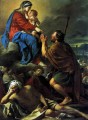 St Roch Vorstellung die Jungfrau Maria Opfer der Pest Neoklassizismus Jacques Louis David zu heilen